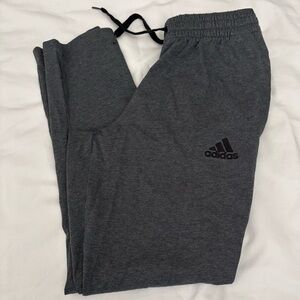 Adidas boys (youth) Gray Jogger Pants